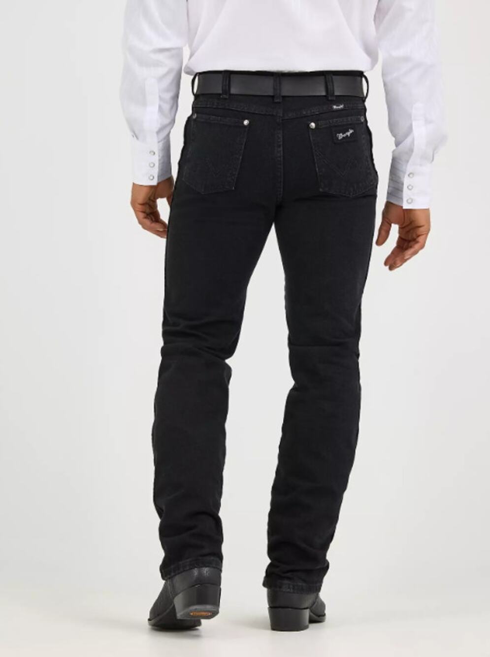Wrangler 34x32 Cowboy Cut Silver Edition Slim Fit Jeans Black 10933SEWK